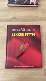 Kookboek binnen 30 minuten lekker pittig, Ophalen, Zo goed als nieuw