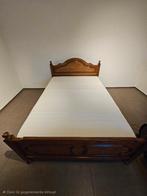 Bed 140x200, Huis en Inrichting, Slaapkamer | Bedden, Ophalen, Gebruikt, Bruin, 140 cm