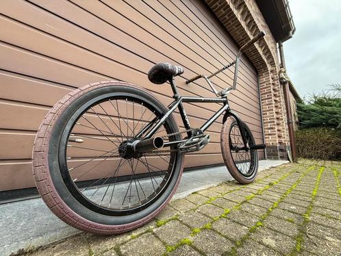 Pro bmx Division Spurwood 21” met Heavan’s Gate handlebars, Fietsen en Brommers, Fietsen | Crossfietsen en BMX, Gebruikt, Chroom