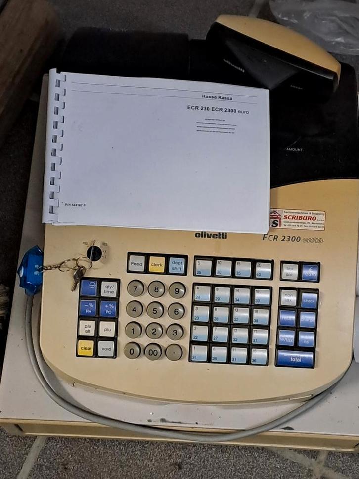Olivetti 2300 euro nog werkend, Verzamelen, Elektronische Apparatuur, Ophalen of Verzenden