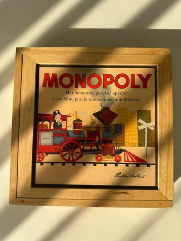 Monopoly vintage Nostalgia editie in hout 100% compleet beschikbaar voor biedingen