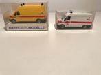 RIETZE - 2 FORD TRANSIT VOERTUIGEN - RODE KRUIS - 1:87, Hobby en Vrije tijd, Modelauto's | 1:87, Verzenden, Nieuw, Bus of Vrachtwagen