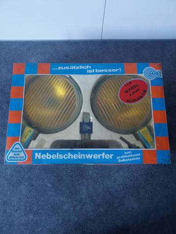 NOS Set de phares antibrouillard ZKW Gabel Oldtimer VW Cox B disponible aux enchères