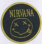 Nirvana stoffen opstrijk patch embleem #1, Nieuw, Kleding, Verzenden