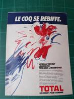 Total - produit pétrolier - publicité papier - 1983, Autres types, Utilisé, Enlèvement ou Envoi