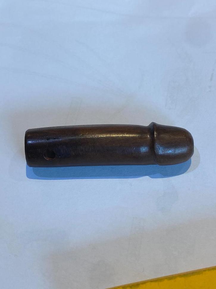 Amulette pendentif phallique n3, Handtassen en Accessoires, Kettinghangers, Gebruikt, Overige materialen, Bruin, Overige voorstellingen