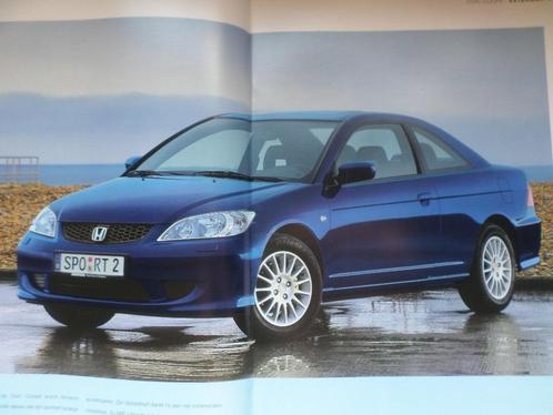 Honda Civic Coupe 2004 Bochure, Boeken, Auto's | Folders en Tijdschriften, Honda, Ophalen of Verzenden