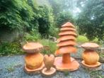 Champignons sculptés, Jardin & Terrasse, Enlèvement ou Envoi