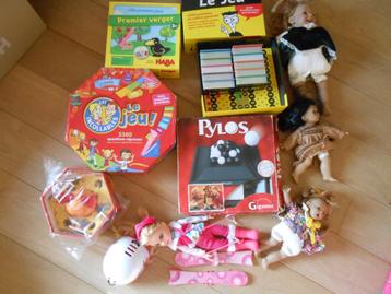 Jeu Les Nuls, Haba, Incollables, Pylos, poupée espagnole 5eP beschikbaar voor biedingen