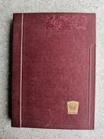 klein bordeaux postzegelalbum - 20 witte pag. (leeg), Ophalen of Verzenden, Verzamelalbum