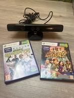 Kinect camera + games voor Xbox 360, Games en Spelcomputers, Spelcomputers | Xbox 360, Ophalen, Zo goed als nieuw