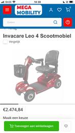 Invacare leo, Divers, Voitures sans permis & Scooters pour invalides, 16 km/h ou plus, Comme neuf, Invacare, Enlèvement