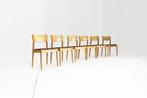 Vintage Danish Dining Chairs by Niels Koefoed for Koefoeds H, Comme neuf, Brun, Bois, Enlèvement