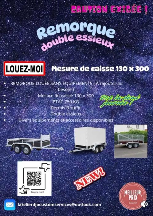 Divers Remorques à louer en province du Luxembourg, Caravans en Kamperen, Verhuur