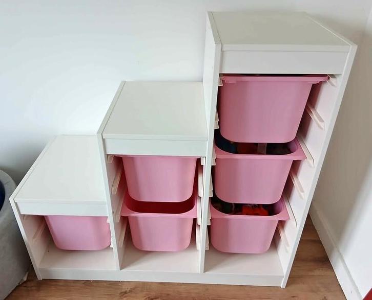 MEUBLE DE RANGEMENT IKEA TROFAST, Huis en Inrichting, Slaapkamer | Nachtkastjes, Gebruikt, Ophalen