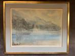 Groot aquarel van Harold Van de Perre, Ophalen