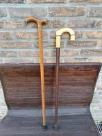 2 oude wandelstokken, Ophalen of Verzenden, Zo goed als nieuw