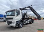 DAF CF85.410 6x4 Dagcab Euro5 EEV - Hiab Haakarm + Hiab 166E, Auto's, Automaat, Wit, Diesel, DAF