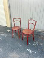 Paire de chaises 1900 style Thonet, Huis en Inrichting, Stoelen, Ophalen, Gebruikt, Hout, Twee