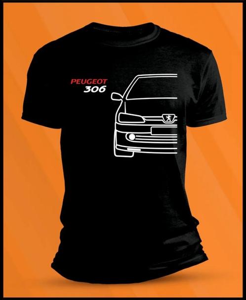 T-shirt Peugeot 306 à manches courtes, Autos : Pièces & Accessoires, Autres pièces automobiles, Peugeot, Enlèvement ou Envoi