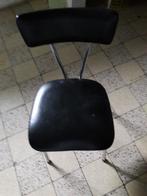 vintage stoelen, Ophalen, Kunststof, Gebruikt, Zwart