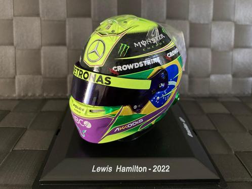 Lewis Hamilton 1:5 helm 2022 Brazilian GP Mercedes AMG W13, Verzamelen, Automerken, Motoren en Formule 1, Nieuw, Formule 1, Ophalen of Verzenden