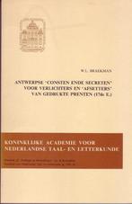 Taal-en letterkunde Antwerpen gedrukte prenten 17de eeuw, Boeken, Ophalen of Verzenden, Zo goed als nieuw