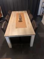 Tafel 226x102cm - meubelplaat - lariks met optie 6 stoelen, Ophalen