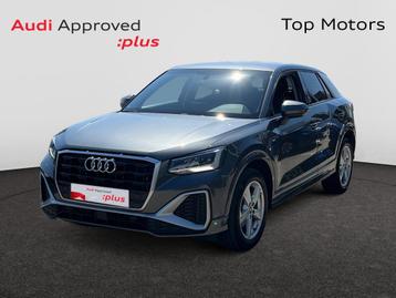 Audi Q2 S-LINE*2J GARANTIE*TFSI 110pk*CARPLAY*GPS*DAB*TOPWAY, Autos, Audi, Argent ou Gris, Achat, Q2, Boîte manuelle
