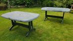 2 plastic tuintafels., Tuin en Terras, Ophalen, Gebruikt, Plastic