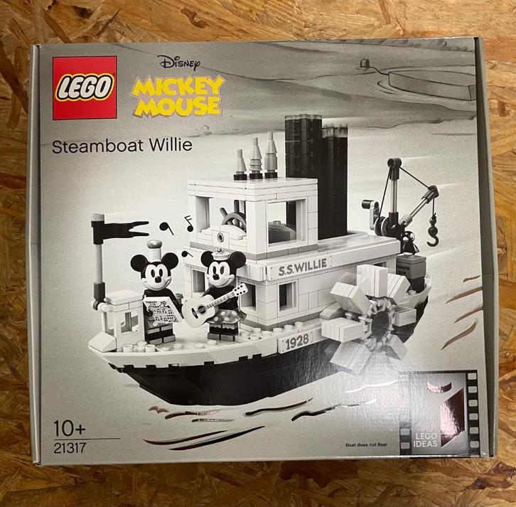 Lego 21317 Steamboat Willie MISB, Kinderen en Baby's, Speelgoed | Duplo en Lego, Nieuw, Lego, Complete set, Ophalen of Verzenden