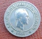 1861 20 centimes Léopold 1er, Postzegels en Munten, Munten | België, Verzenden, Metaal, Losse munt