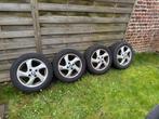 Pneus et jantes peugeot 206, Auto-onderdelen, Banden en Velgen, Ophalen, Gebruikt, 15 inch, Band(en)