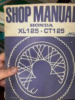 Workshopmanual Honda XL125 K 1975-, Motoren, Ophalen of Verzenden, Honda