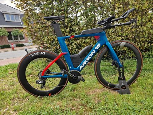 Argon18 E117 TT (maat L, 57-59), Vélos & Vélomoteurs, Vélos | Vélos de course, Comme neuf, Enlèvement