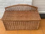 Rieten vintage opbergbank, Kinderen en Baby's, Ophalen of Verzenden, Gebruikt, Kast