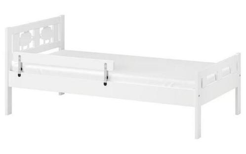 Peuterbed met lattenbodem, wit, 70x160 cm, Kinderen en Baby's, Kinderkamer | Bedden, Nieuw, Lattenbodem, Ophalen