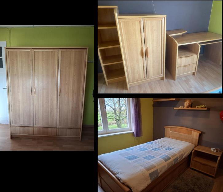 Chambre pour jeunes complète, qualité supérieure, Maison & Meubles, Chambre à coucher | Chambres à coucher complètes, Utilisé