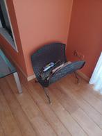 Mand voor brandhout, Ophalen