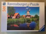 Puzzel 500 stukjes Ravensburger "Oost-Friese windmolen", Ophalen, Gebruikt, Legpuzzel