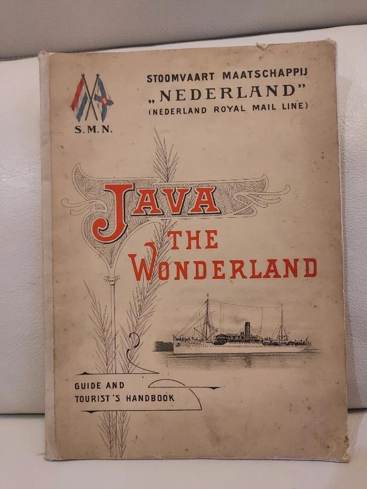 Java, the wonderland, Stoomvaart maatschappij Nederland,1915, Boeken, Politiek en Maatschappij, Gelezen, Maatschappij en Samenleving