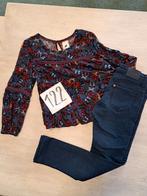 Set jeans en blouse 122, Enfants & Bébés, Vêtements enfant | Taille 122, Comme neuf, Enlèvement ou Envoi