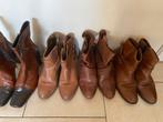 dames laarsjes- leder- 4 paar, Ophalen, Bruin, Lage of Enkellaarzen, Gedragen