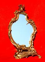 Art Deco nachttafelspiegel met engeltjes., Antiek en Kunst, Antiek | Spiegels, Ophalen