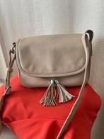 Le Tanneur beige leren schoudertas, Handtassen en Accessoires, Ophalen of Verzenden, Beige, Leer