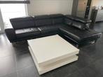 GRATIS zetel + salontafel, Huis en Inrichting, Tafels | Salontafels, Ophalen