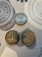 Lot de 3 pièces en argent, Timbres & Monnaies, Monnaie, Envoi