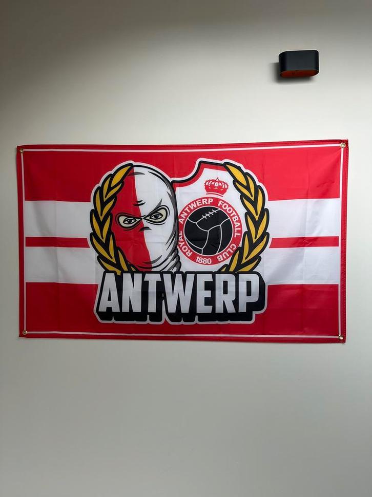 Drapeau d'Anvers, Collections, Articles de Sport & Football, Neuf, Enlèvement ou Envoi