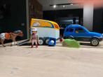 Playmobil jeep met paardentrailer (met alle toebehoren), Enlèvement, Comme neuf
