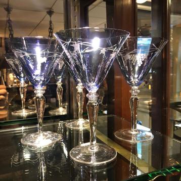 ZEER MOOI MARTINI GLAS COCKTAILGLAS - glazen per 4 stuks beschikbaar voor biedingen